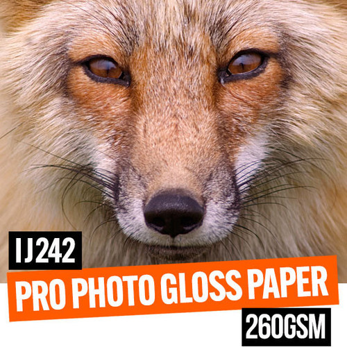 Professional gloss photo paper 260gsm, A4 - 100 sheets.