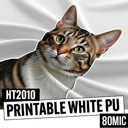 Printable White PU Heat Transfer Vinyl 510mm x 25m