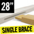 28 inch single cross brace 18 mm x 40 mm for canvas frame