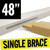 48 inch single cross brace 18 mm x 40 mm for canvas frame