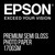 Epson premium semi gloss photo paper 170gsm 44" x 30.5 meter roll