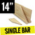 14 inch single stretcher bar 18 mm x 40 mm for canvas frames