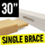 30 inch single cross brace 38 mm x 28 mm for canvas frames