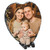 Sublimation Matte Photo Slate - Large Heart 20cm x 20cm