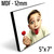 MDF Photo Panel 12mm with Stand - 5" x 7" with Photo and Size