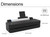 HP Designate T230 - 24 inch 4 colour CAD Printer - with dimensions