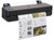 HP Designate T230 - 24 inch 4 colour CAD Printer - from the left side with printout