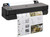 HP Designate T250 - 24 inch 4 colour CAD Printer - from the left side with printout