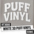 White 3D Puff PU Heat Transfer Vinyl 500mm x 25m