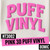 Pink 3D Puff PU Heat Transfer Vinyl 500mm x 25m