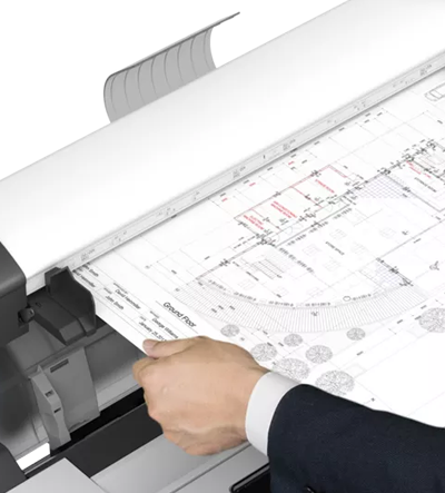 Canon imagePROGRAF TM-355 integrated functionality with optional Lm36 scanner 