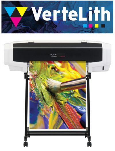 Mutoh ValueJet VJ-628 printer VertelLith RIP software.