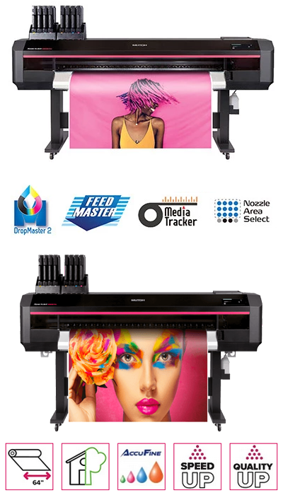 Mutoh XpertJet 1682SR Pro printer VertelLith RIP software and ACCUFine printhead & IScreen technology.