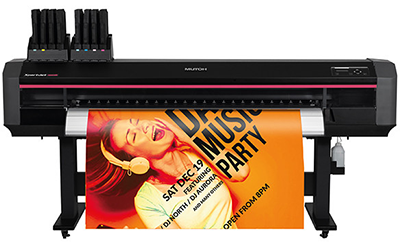 Mutoh XpertJet 1682SR Pro 64 inch printer 2 x CMYK colour printer for printing indoor and outdoor banners and signage.