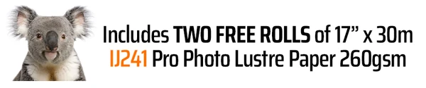 Buy this Epson SC-P5300 printer and get a Free Roll of Media.