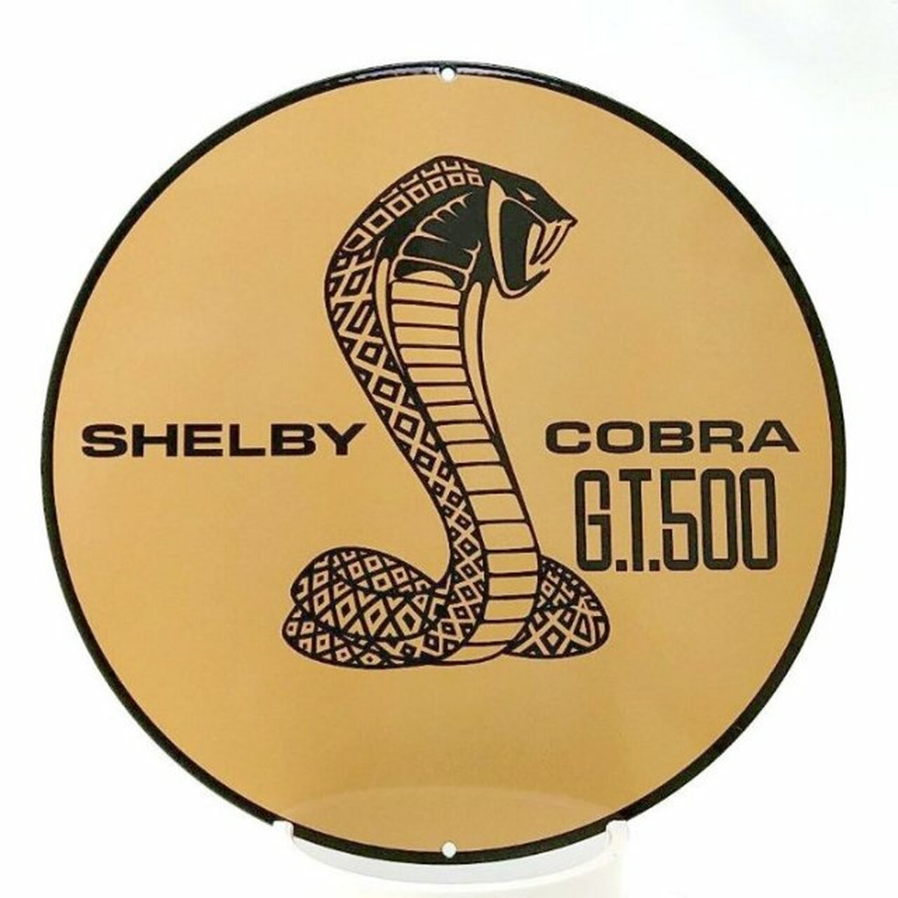 Carroll Shelby Cobra Shield Metal Sign – 12″ X 11″ – Free Shipping In USA – Cool Mustang Garage Decor