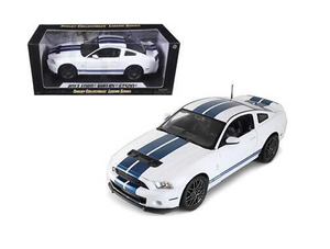 2013 Shelby GT500 White with Blue Stripes
