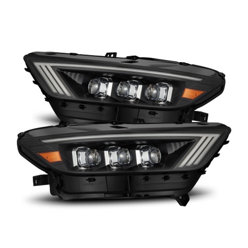 15-17 Ford Mustang/18-20 Mustang Shelby GT350/GT500 NOVA-Series LED Projector Headlights Black