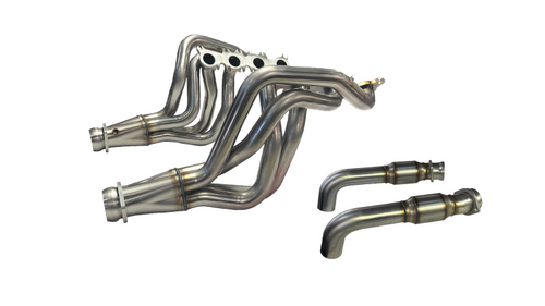 Kooks 2024 Ford Mustang GT V8 5.0L 1-7/8in SS Headers w/ GREEN Catted Connection Pipe - 1151H432