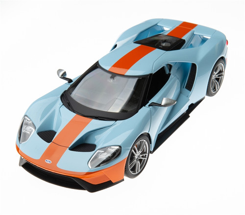 2019 Ford GT Light Blue with Orange Diecast