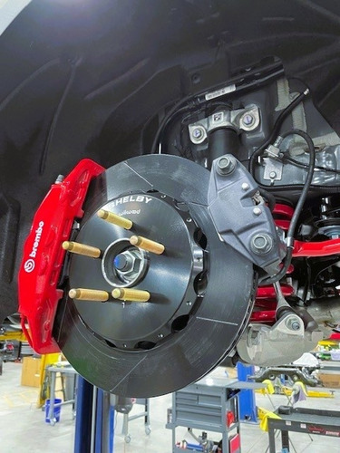 2024+ Shelby Wilwood Mustang Rear Rotor Upgrade Kit