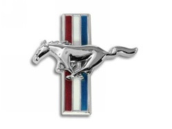 2007-2008 Shelby Mustang Tri-Bar Pony Grille Emblem