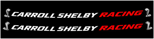 Carroll Shelby Racing Snake Windshield Banner