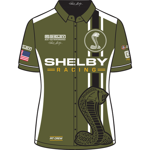 Carroll Shelby Racing Pit Crew Work -Green