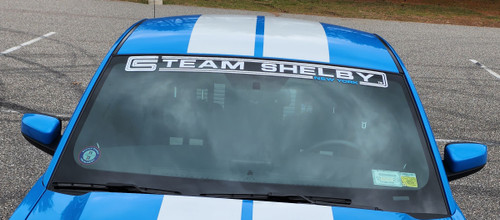 Carroll Shelby Racing Windshield Banner