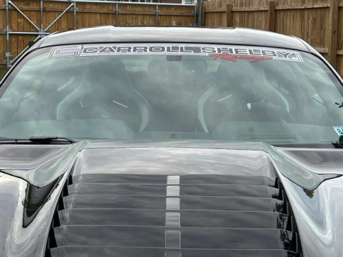Carroll Shelby Racing Windshield Banner