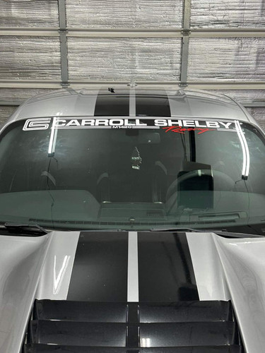 Carroll Shelby Racing Windshield Banner