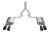 Corsa 24-25 Ford Mustang Dark Horse 5.0L 3in Dual Rear Cat-Back w/Twin 4.5in Black PVD Straight Tips - 21266BLK