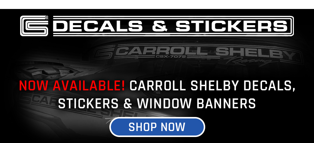 Carroll Shelby Racing - Decals & Stickers