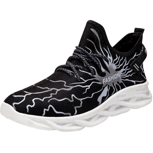 Bold and Breathable: Boys' Running Shoes with Mesh Upper