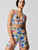 Colorful Print Women Outwear Set.