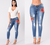Women Denim Skinny Ripped  Jeans
