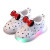 Cute baby bowknot light up outsole shoes