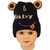 Budget-Friendly Black Frog Eye Winter Hat for Toddlers