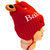 Ages 6M-3Y Red Frog Headwear