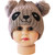 Gray Panda Bear Beanie for Baby & Toddler (6M-3Y)