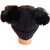 Stylish Black Toddler Panda Hat - Animal Pom Beanie (1-3 Years)