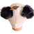 Classic White Infant Panda Hat - Fleece Lined (6-36 Months)