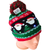 Novelty Light-Up Santa Claus Beanie | Children's Flashing LED Holiday Hat