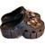 Girls' Luxury Embellished Clog Slippers – Rhinestone Butterfly & Umbrella Charms, Gold Chain, Non-Slip Comfort Platform