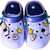 Boys Space Universe Clog Slippers - Non-Slip Lightweight Garden Shoes with Astronaut & Star Charms - Comfortable Outdoor & Indoor Water Shoes for Kids