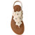 Girls 3D Flower Summer Sandals White