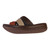 Affordable G.N.D Chic Charcoal Cream and Coral Slide Sandals