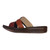 G.N.D Earthy Warm Tone Rhinestone Open-Toe Slides