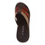 Sophisticated Bright Multicolor Three-Strap Platform Wedge