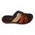 Elegant Beige Coral and Red Tiered Summer Wedge